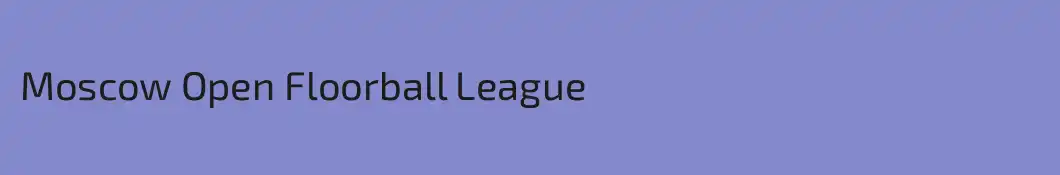 Moscow Open Floorball League